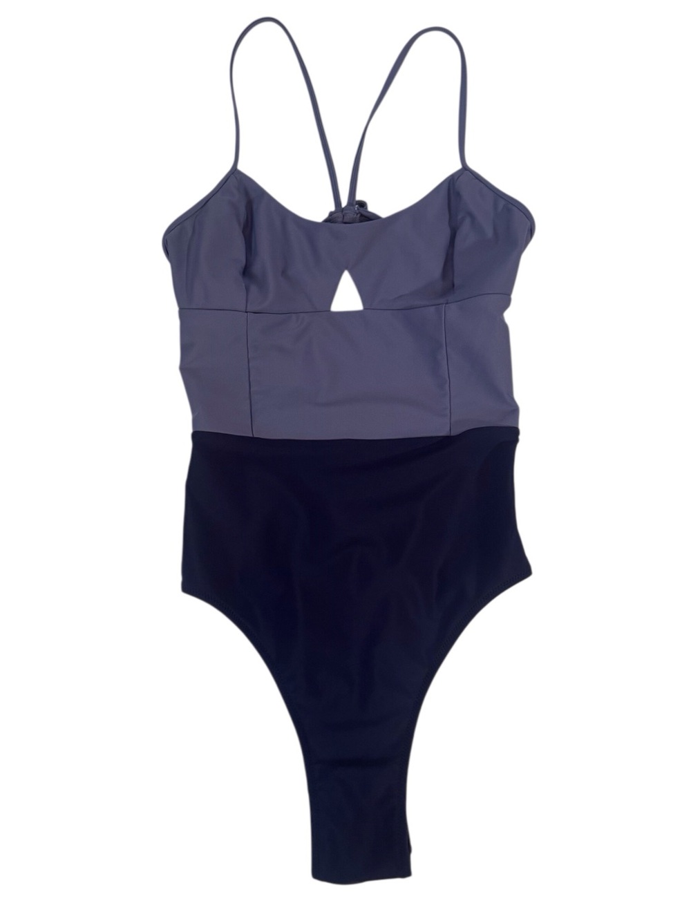 Summersalt Size 4 Blue The Swan Dive One Piece Bathing Suit Beach Vacation - Picture 2 of 10